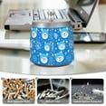 thumbnail image 6 of Yayeee Ashtray with Lid for Cigarette Smokeless Stainless Steel Home Ash Holder, Blue Bears, 6 of 7