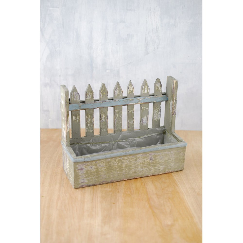 Planter Box Picket Fence 10 inches
