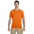thumbnail image 3 of JERZEES Men Dri-Power 50/50 T-Shirt, Hi Vis Safety Orange Short Sleeve Tee, Cotton/Poly, 1 Pack, M, 3 of 6