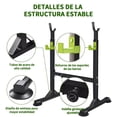 thumbnail image 3 of Soporte para Sentadillas Ajustable Estación de Sentadilla Marco de Acero, Squat Rack Press de Banca Soporte de Barra Levantamiento de Pesas, Máquina de Fitness Gimnasio en Casa, Carga 300kg, 3 of 6