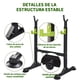 thumbnail image 3 of Soporte para Sentadillas Ajustable Estación de Sentadilla Marco de Acero, Squat Rack Press de Banca Soporte de Barra Levantamiento de Pesas, Máquina de Fitness Gimnasio en Casa, Carga 300kg, 3 of 6