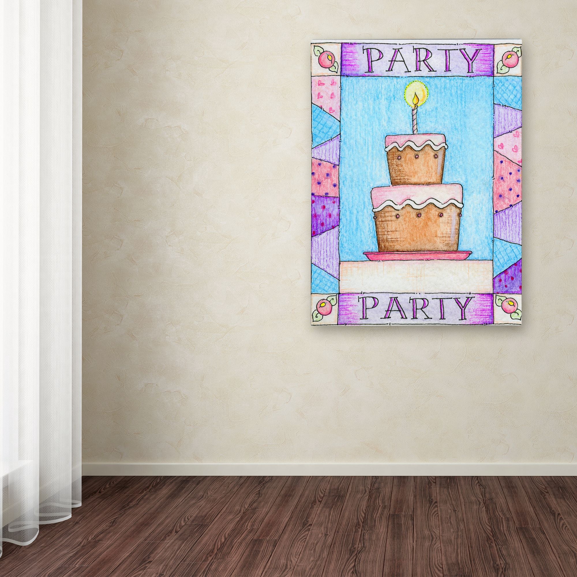 Trademark Fine Art 'BDay Party' Canvas Art by Maureen Lisa Costello