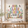 thumbnail image 5 of Class Blooms Here with Bubble Letter Rows Words, Inspirational Illustration for Quote Lovers, Typography Wall Art, Valentine'S Day Gift, Tapestry Wall Hanging for Bedroom and Dorm, 5 of 7