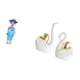 thumbnail image 5 of Figuras de geisha japonesas con forma de cisne. Esculturas y adornos coleccionables de resina y cerámica. Ideales para regalar o decorar el hogar o el, 5 of 8