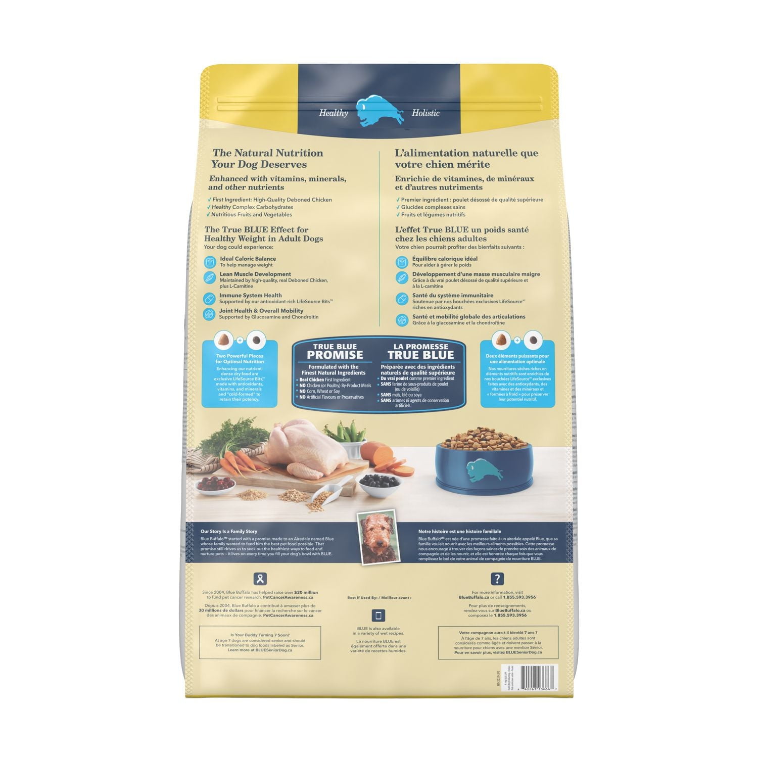 BLUE Life Protection Formula Small Breed Adult Healthy Weight Dry Dog Food 9.9kg