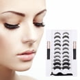 thumbnail image 4 of Professional Eyelash Set Magnetic Lashes with Eyeliner & Tweezers, 4 of 9