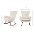 thumbnail image 4 of Silla Reclinable Top Living Mecedora Tipo Sherpa Beige, 4 of 7
