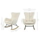 thumbnail image 4 of Silla Reclinable Top Living Mecedora Tipo Sherpa Beige, 4 of 7