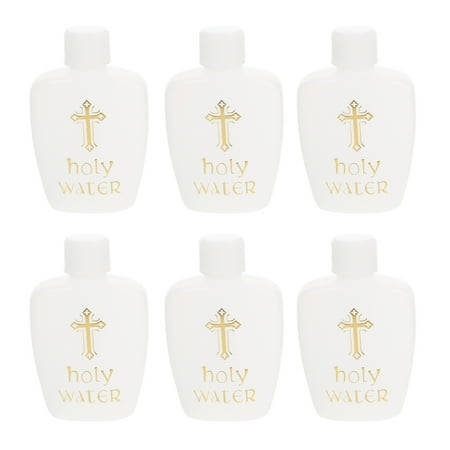 

6Pcs Plastic Holy Water Bottles Church Holy Water Bottles for Baptism and exorcism