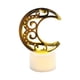 thumbnail image 1 of Lámpara de mesa Ramadan Creative Chic Ornament Moon Nightlights para Eid Al Fitr (A) Tmvgtek Libre de BPA, 1 of 9