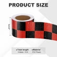 thumbnail image 2 of Uxcell Reflective Tape, Self-Adhesive Trailer Reflector Tape Waterproof Warning Sticker Red Black 2 Inch x 16 Feet, 2 of 6