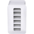 thumbnail image 6 of 7 Tier Literature Organizer Rack Horizontal Organizer for Home White File Holder Office Desk Mail Letter Tray & Paper Sorter Document Notebooks Storage Rack, 6 of 7