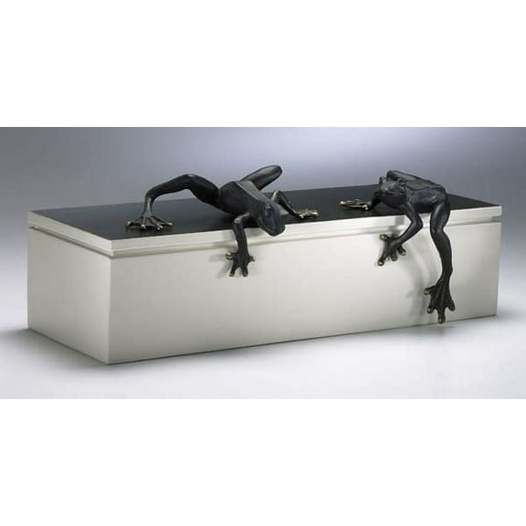 Cyan Design Iron Frogs Sculptures (Set of 2)