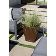 thumbnail image 6 of Veradek Pure Series Nobleton 22" Plastic Planter - Espresso, 6 of 11