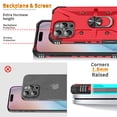 thumbnail image 2 of For iPhone 16 Pro Max Case Rugged, With Grip Ring Holder Rotating Kickstand Easy to Hand Compatile with Car Mount Anti-Scratch Heavy Duty Protective Phone Case for Apple iPhone 16 Pro Max, Red, 2 of 8