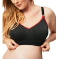 thumbnail image 4 of Sugar Candy CRUSH Wireless Nursing Bra (for F-K Cups), Maternity Seamless Breastfeeding Bralette, Charcoal, X-Large, 4 of 7