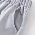 thumbnail image 5 of Fdqin Boys Shorts 4 Pcs Summer Cargo Elastic Waist Jogger Sports Athletic Short with Pocket Grey Apricot Black Blue 3-4 Years, 5 of 9