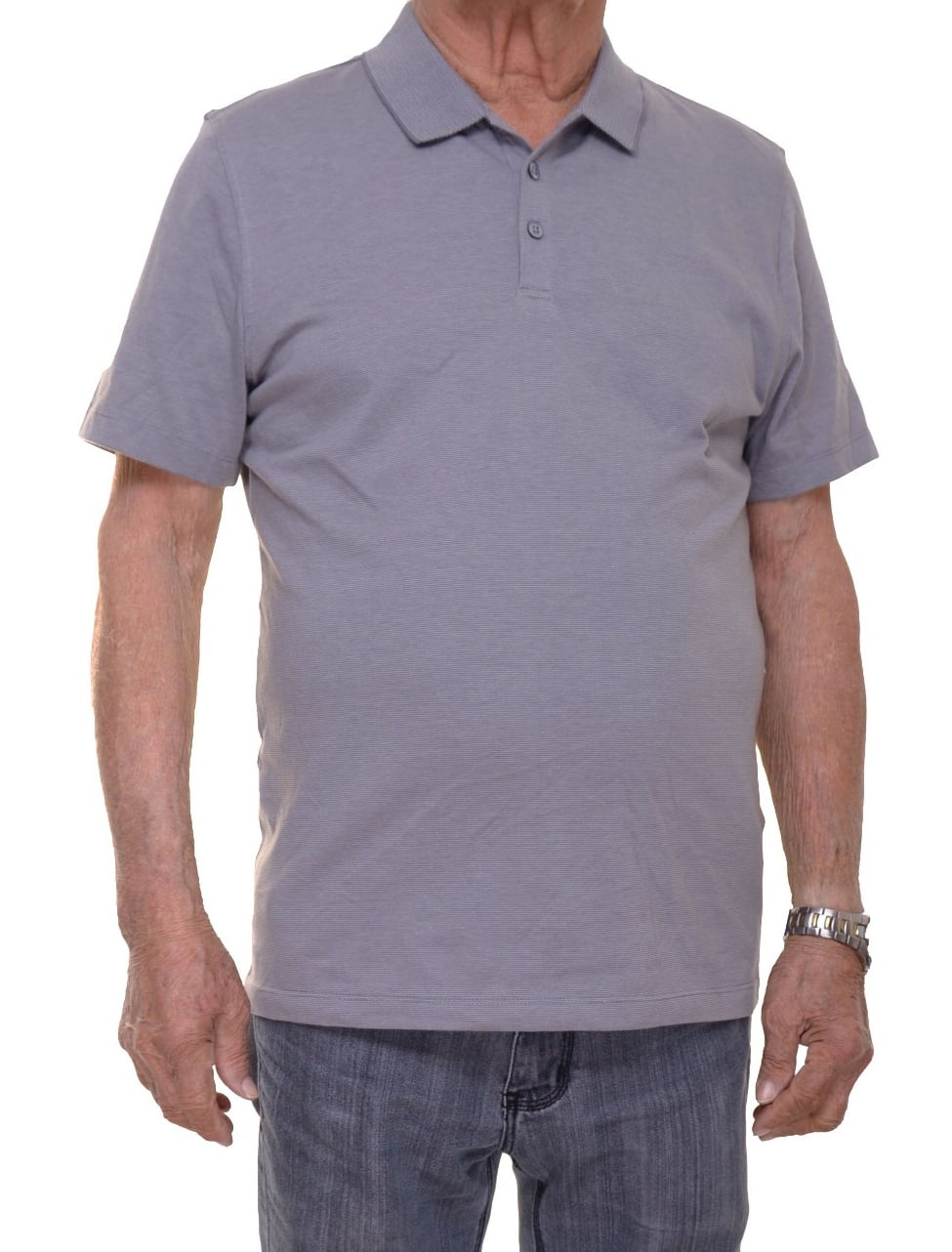 Alfani - Alfani Men's Short Sleeve Shark Gray Polo Shirt Size M - Walmart.com - Walmart.com