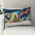thumbnail image 2 of Merry Christmas and Happy New Year Santa Belgian Malinois Holiday Xmas Winter 2025 Quilt Pillowcase Sheepdog Dog Lover Gifts Throw Pillow Cover Bed Home Decor - 00024, 2 of 5