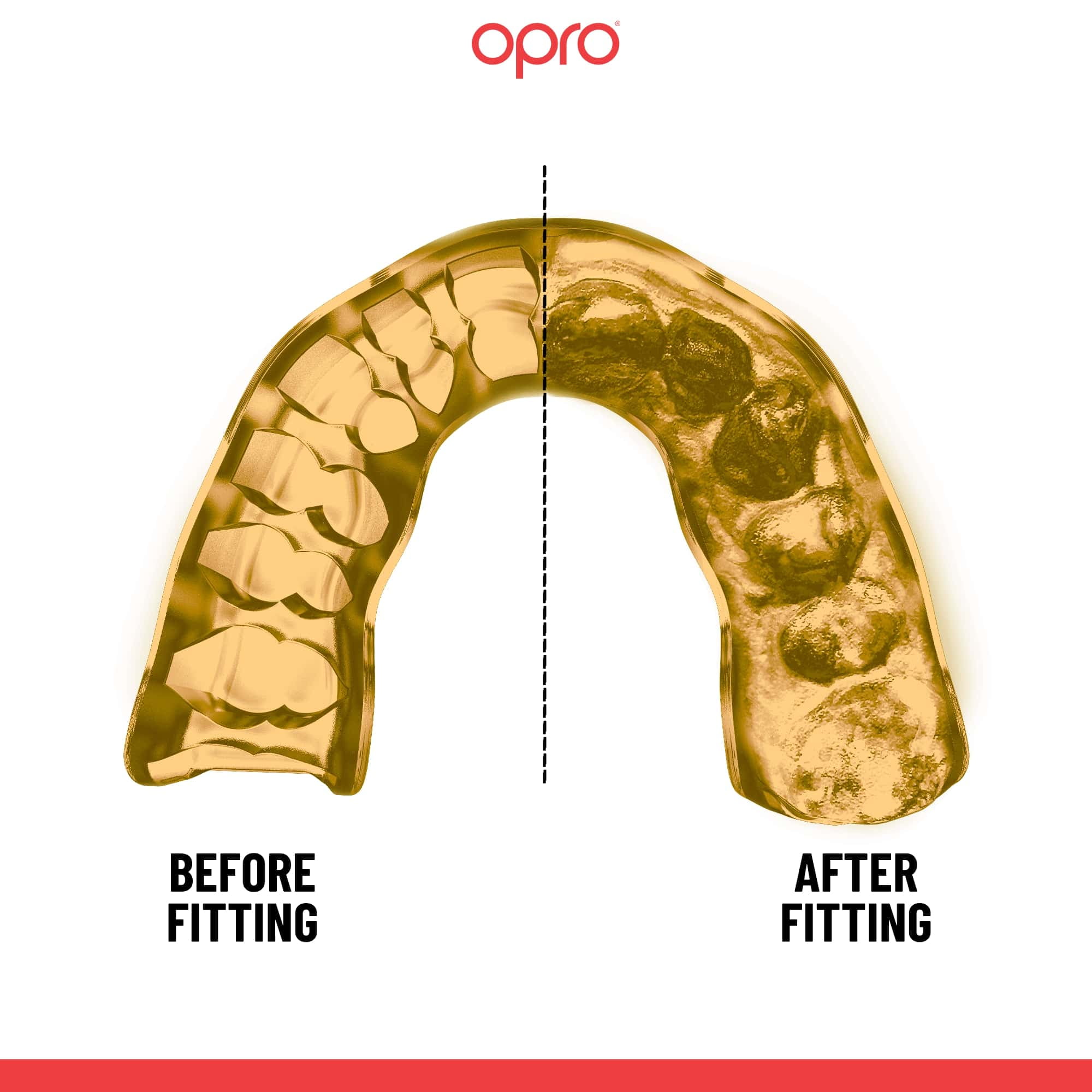 OPRO Instant Custom-Fit Mouthguard - Mouth Guard For Boxing, MMA & Football (White, Adult)