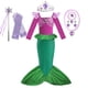 thumbnail image 4 of Disney Girl Little Mermaid Ariel Costume Halloween Kids Dress For Girls Carnival Birthday Party Clothes Cosplay Mermaid Dress, 4 of 5