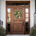 thumbnail image 4 of Northlight Gourds and Pinecones Artificial Fall Harvest Wreath - 24", 4 of 10