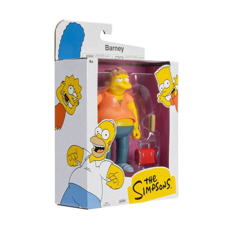 The Simpsons Barney Gumble 5 inch Poseable Action Figure with