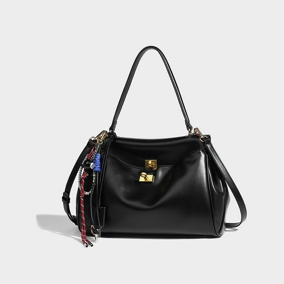 Stylish Women's Crossbody Bag - Urban Simplicity, Soft Minimalist Design, Trendy Niche