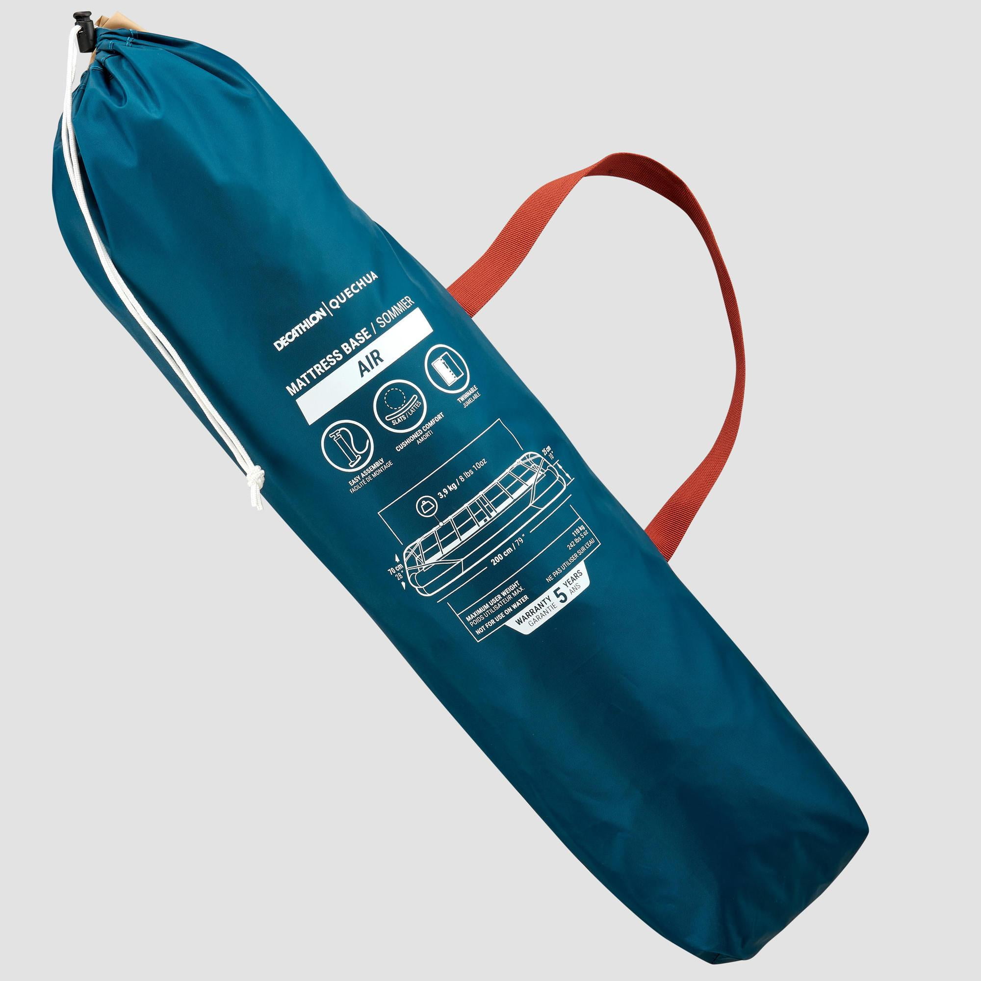 Decathlon Quechua Camping Inflatable Cot 6 7 X 2 3 Blue Walmart Com