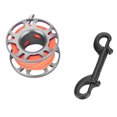 thumbnail image 2 of Reel With Brass Clip Wreck  Diving Tech Spool, Aviation Aluminum Finger Reel Clip  Diving Tech Spool 15m Line, 2 of 8
