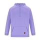 thumbnail image 3 of Sudadera con capucha para hombre, informal, a la moda, de color liso, de manga larga, con bolsillo, de poliéster, 3 of 4