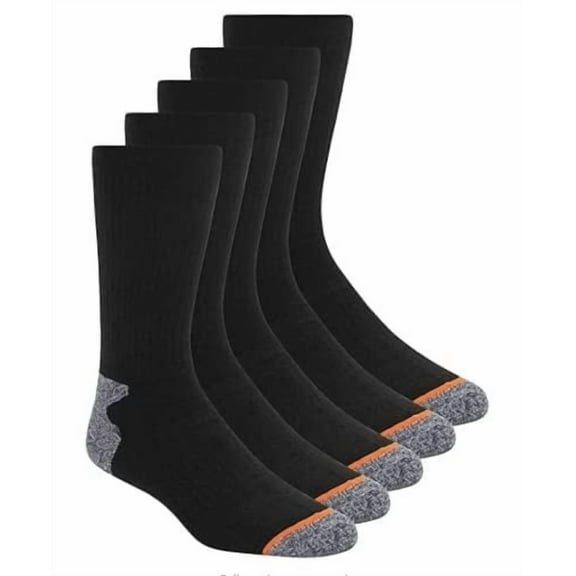 5-Pairs Men's Weatherproof Vintage Outdoor Wool Blend Crew Calf Socks