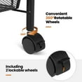 thumbnail image 2 of 4 Tier Storage Rack Trolley Cart, 2 of 7