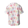thumbnail image 2 of Haiem Cute Pig Men's Casual Shirts Short Sleeve Button Down Shirts Fashion Textured Summer Beach Shirt-X-Large, 2 of 7