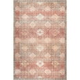 thumbnail image 2 of nuLOOM Serenity Machine Washable Diamond Trellis Area Rug, 8' x 10', Peach, 2 of 2