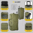 thumbnail image 3 of US ARMY ROMEO 36-inch XL Tactical Rolling Duffel Green, 3 of 9