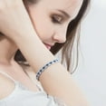 thumbnail image 3 of Fashion Royal Blue Cubic Zircon Crystal Bracelet For Women Jewelry, 3 of 9