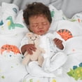thumbnail image 4 of Muñeca Reborn CHAREX, color negro realista, 18 pulgadas, con accesorios, 4 of 6