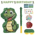 thumbnail image 1 of Set de Fiesta Piñata de Dinosaurio 40x30x7 cm Kit de 132 Piezas, 1 of 7