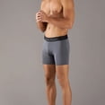 thumbnail image 4 of Calvin Klein Men's Microfiber 5-Pack Bold Logo Boxer Briefs Grey Heather Multi Small, 4 of 7
