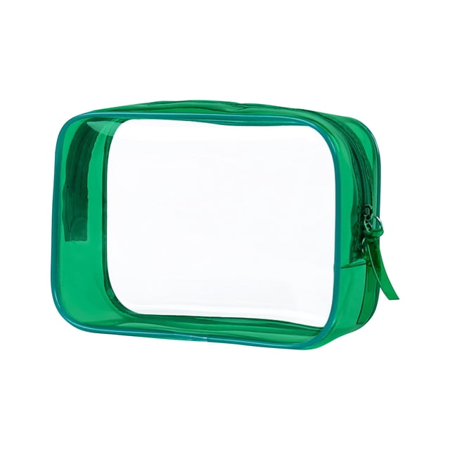 RKSTN Cosmetic Bags Transparent Large Capacity Cosmetic Travel Storage Bag, Plastic Zipper Wash Bag