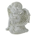 thumbnail image 5 of Northlight 6" Ivory Sitting Angel with Bird Outdoor Garden Statue, 5 of 5