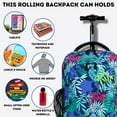 thumbnail image 5 of J World Boys And Girls Sunny 17" Kids Rolling Backpack, Savanna, 5 of 8
