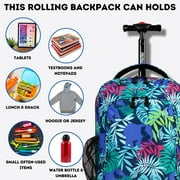 J World Boys And Girls Sunny 17 Kids Rolling Backpack, Savanna