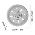 thumbnail image 3 of Ceiling Fan with Light | Remote Control | 48W Dimmable LED Light & 3-Speed Quiet Fan | 11.8 Inch Adjustable Head for Bedroom, Living Room, and Home Office Air Circulation, 3 of 9