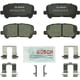 thumbnail image 1 of BOSCH BC1281 QuietCast Premium Juego de pastillas de freno de disco de cerámica - Compatible con Acura MDX ZDX seleccionados; Piloto de Honda Odyssey; TRASERO, 1 of 1