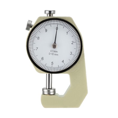 Thickness Gauge 0-10mmx0.1mm Range Round Dial Indicator Thickness Gauge