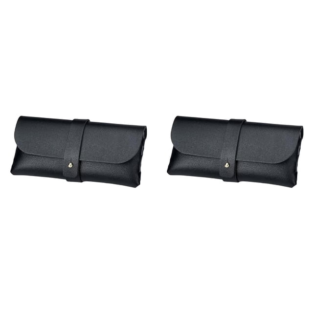YWIYIUD 2PCS Portable Functional Glasses Storage Bag for Adults Soft and Durable Glasses Holder Box Storage for Travel and Daily Use