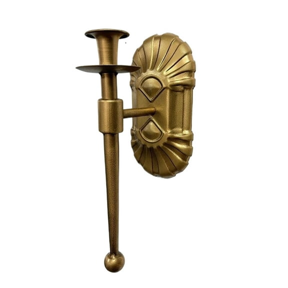 Necvior European Styles Wall Candle Sconce Holder Vintage Metal Hanging Candlestick for Soft Illuminating Party and Home Decors