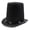 Black, variant on Giaone Top Hat Short Brim Western Cowboy Hat for Dinner Outdoor Casual Wear